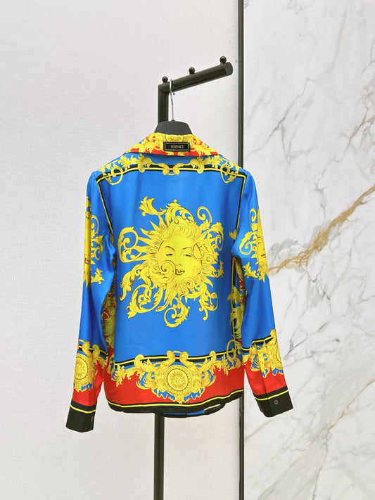 26ss Printed Silk Shirt