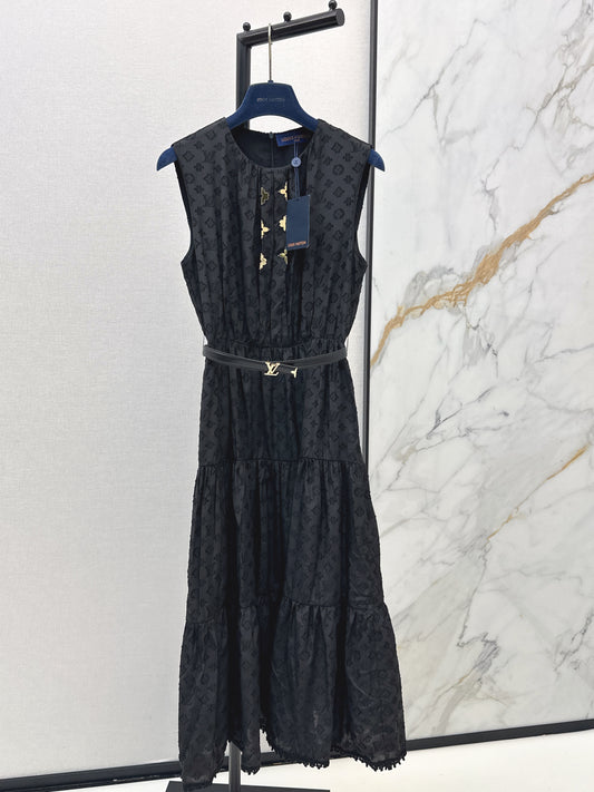 26ss Jacquard Sleeveless Dress