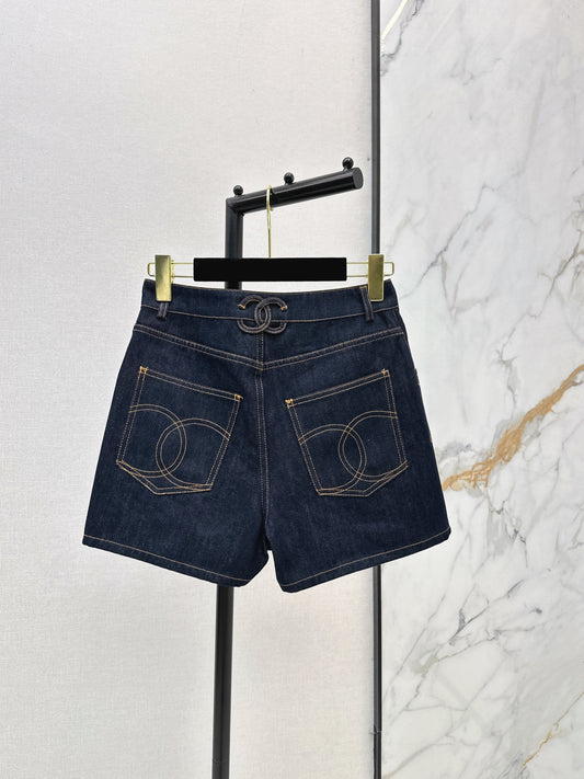 26ss Double C twist metal buckle shorts
