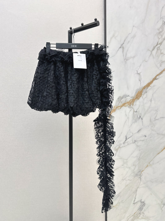 26ss 3D Lace Bubble Tulip Skirt