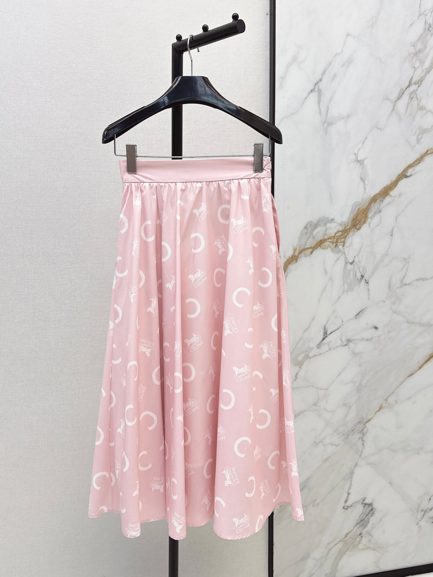 26ss Awn-Shaped High-Waisted Skirt
