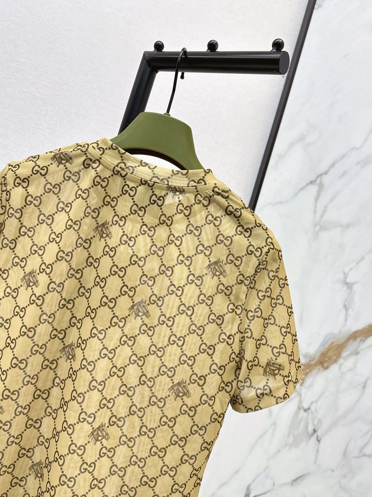 26ss Monogram mesh T-shirt