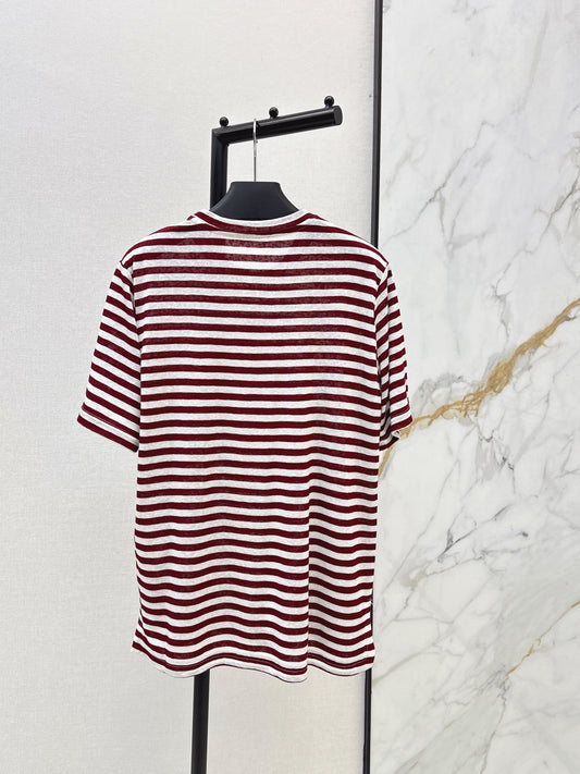 26ss Navy-style striped T-shirt