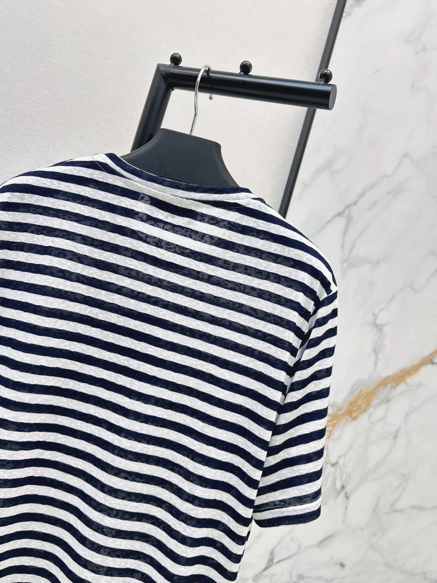 26ss Navy-style striped T-shirt