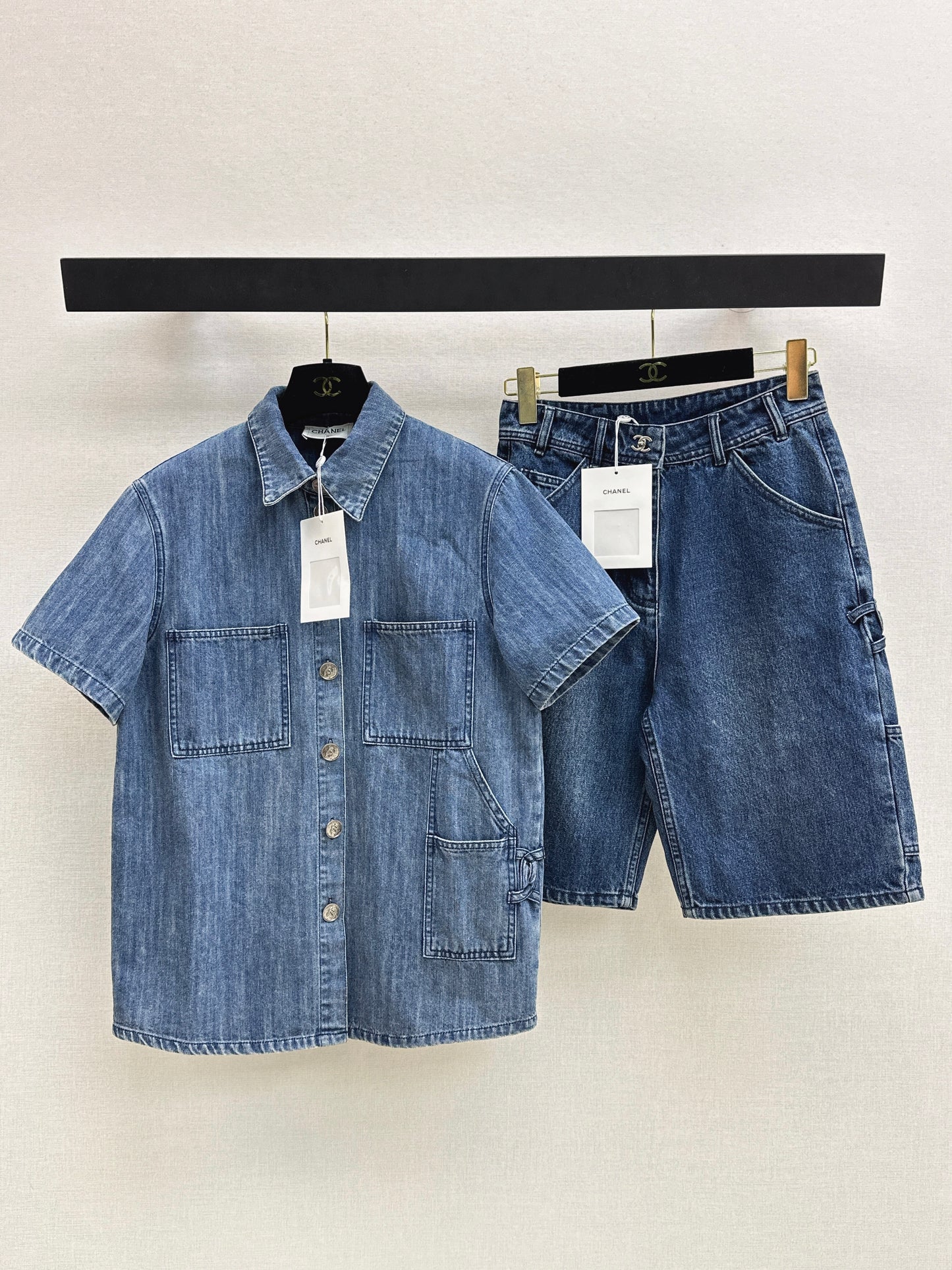 26ss Denim Short-Sleeve Shirt