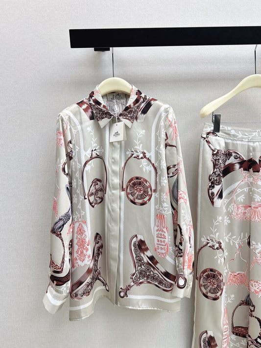 26ss Printed Shirt/Long Pants