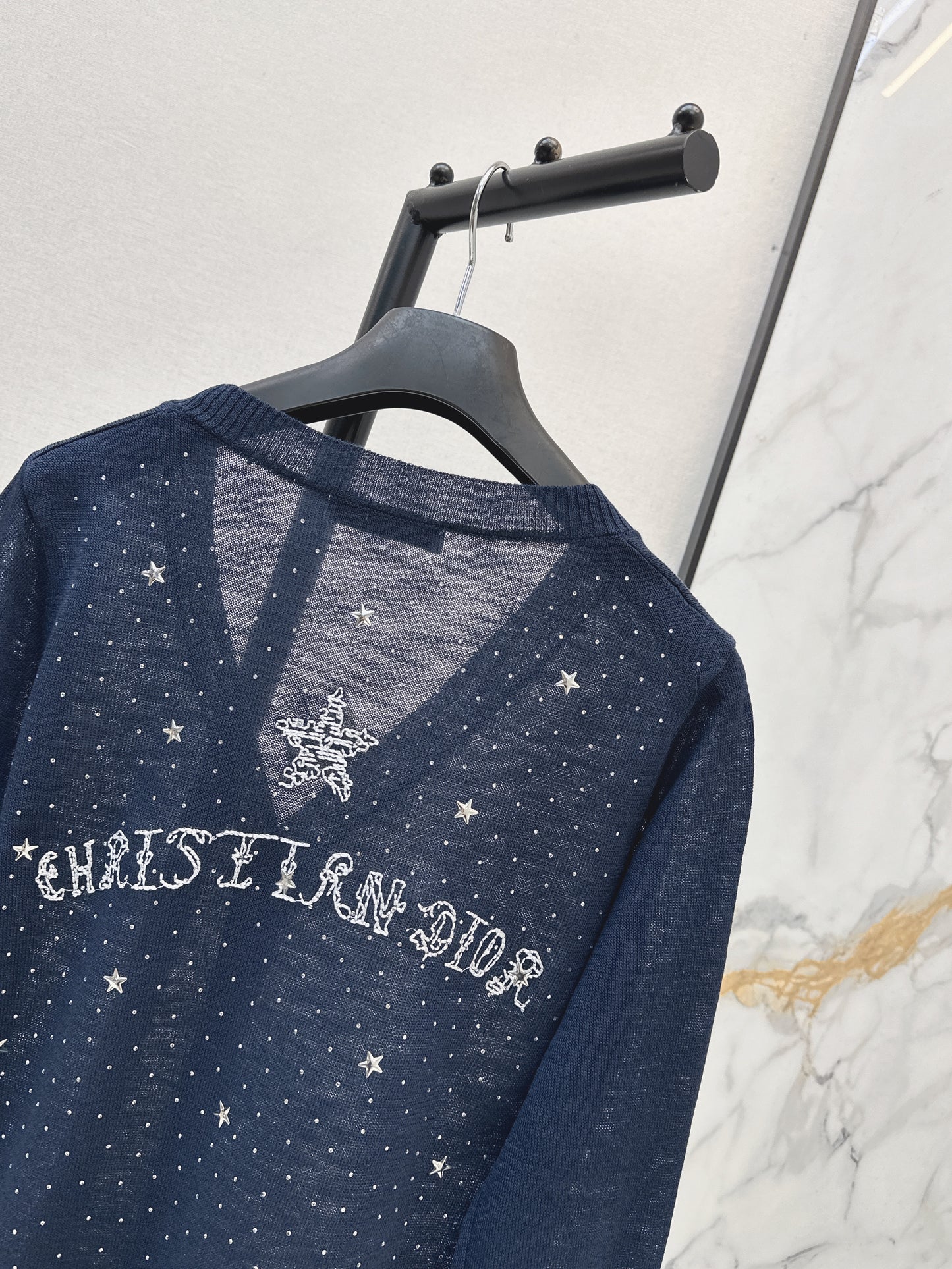 26ss Jacquard V-neck Cardigan
