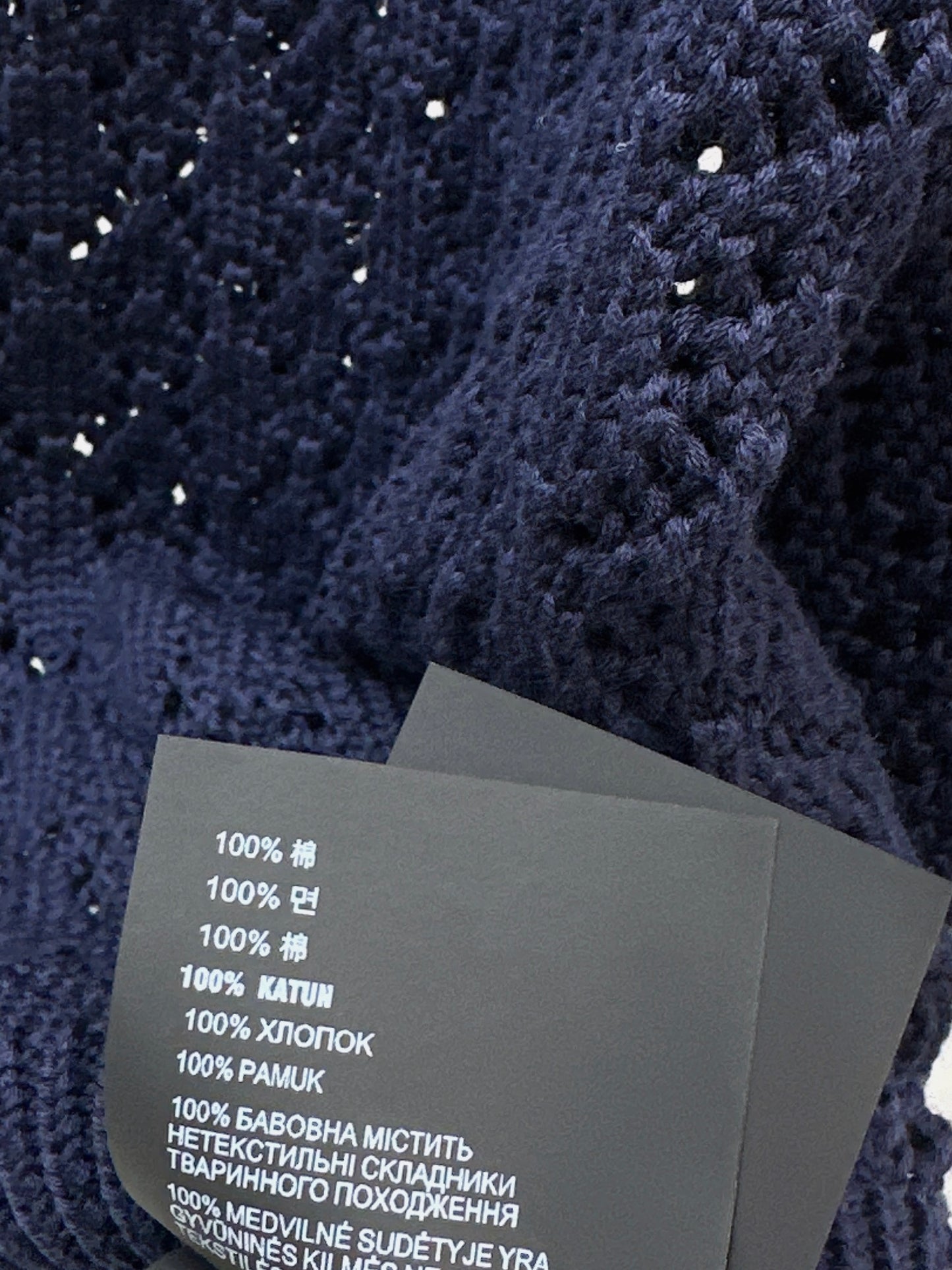 26ss Collared Hollow-Out T-Shirt