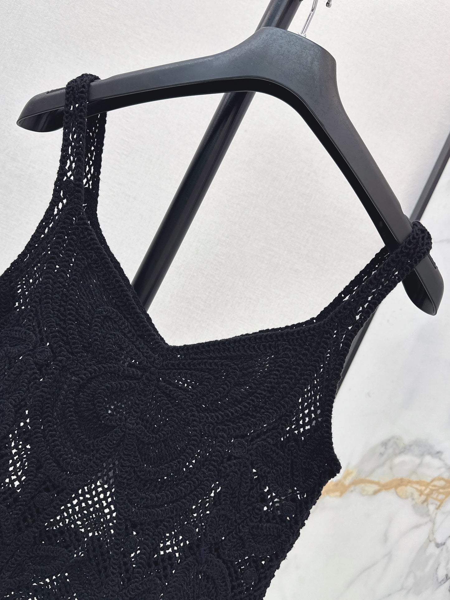 26ss Butterfly Crochet Vest