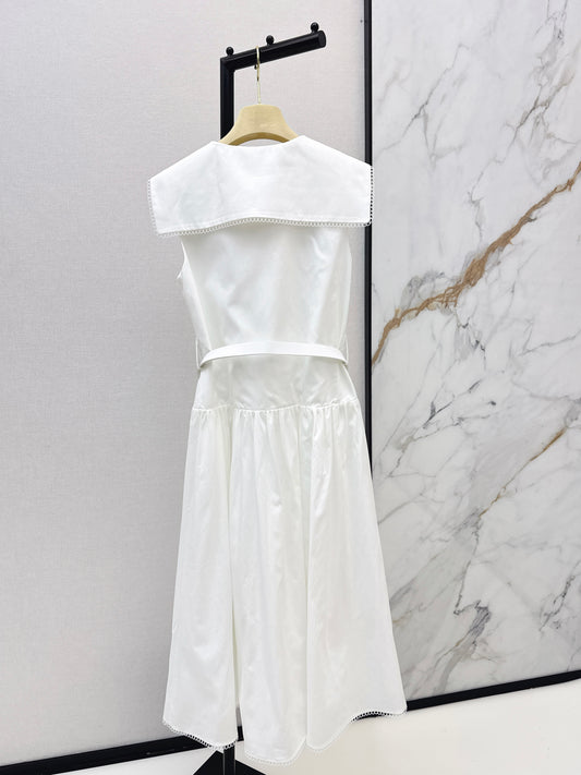 26ss College-style long dress