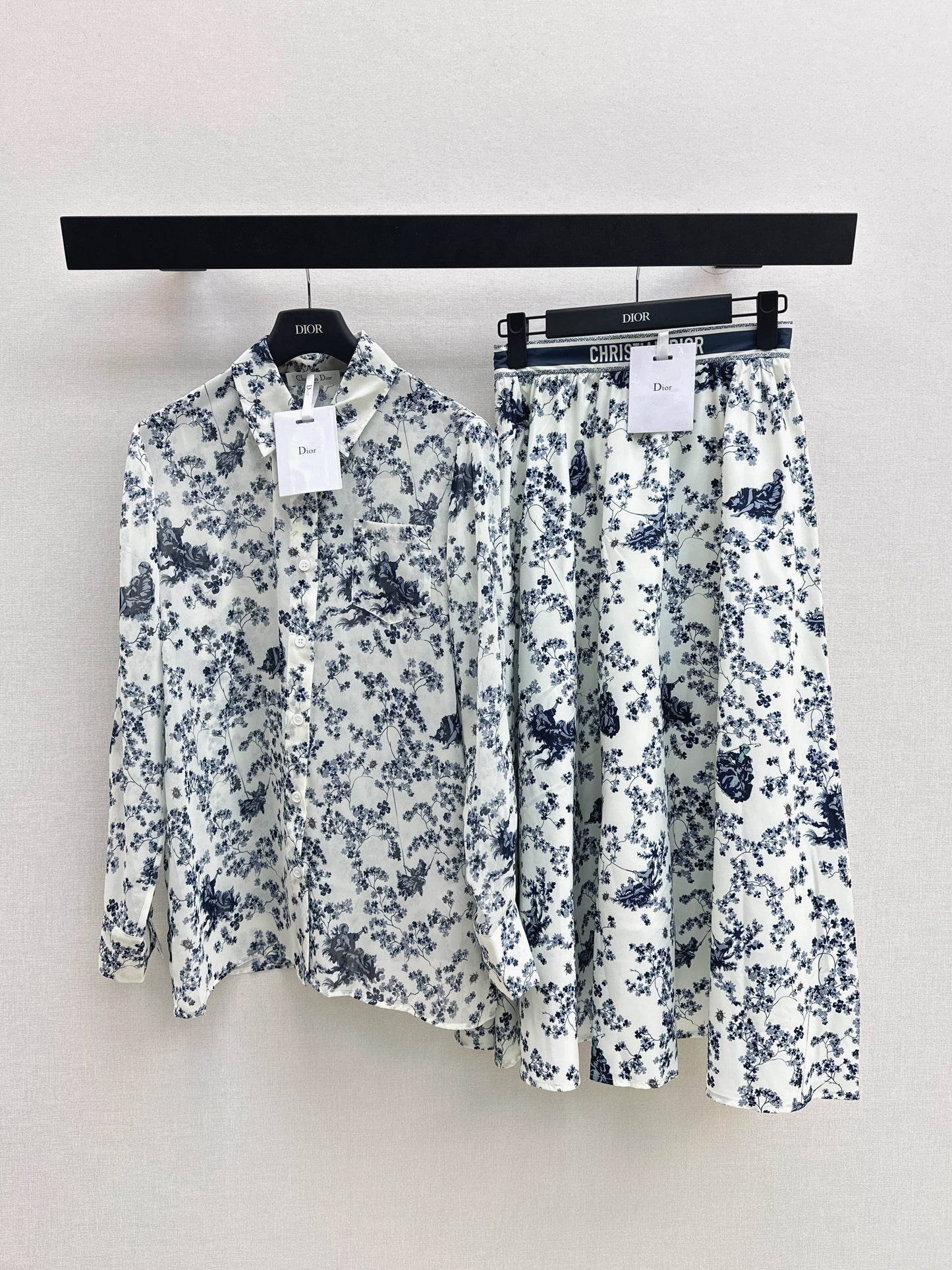 26ss Floral-Print Shirt