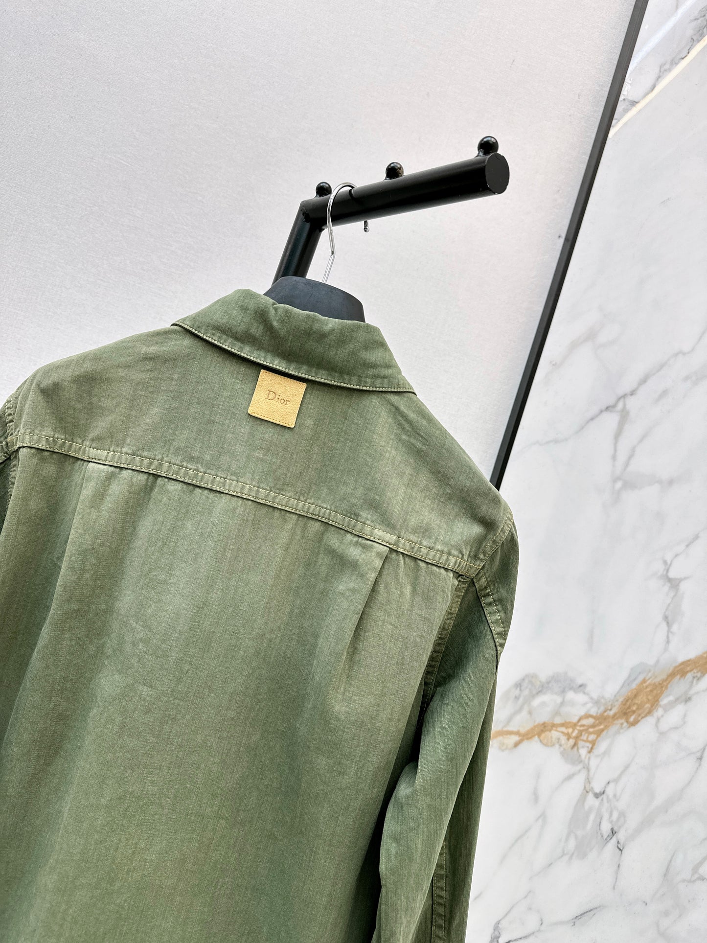 26ss Vintage Washed Denim Shirt