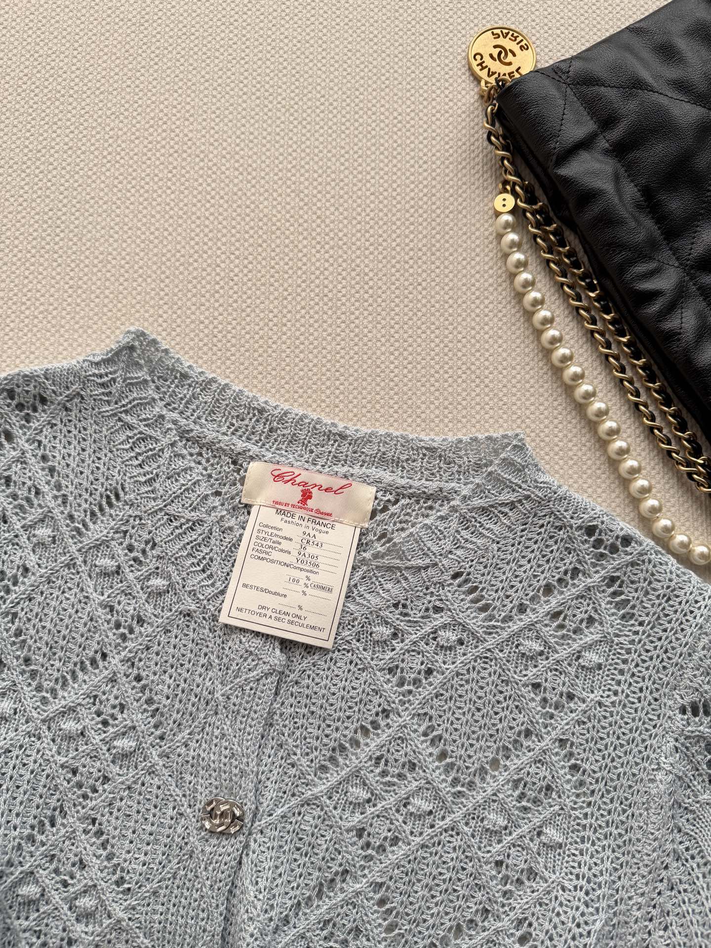 Early-Autumn Openwork Cardigan