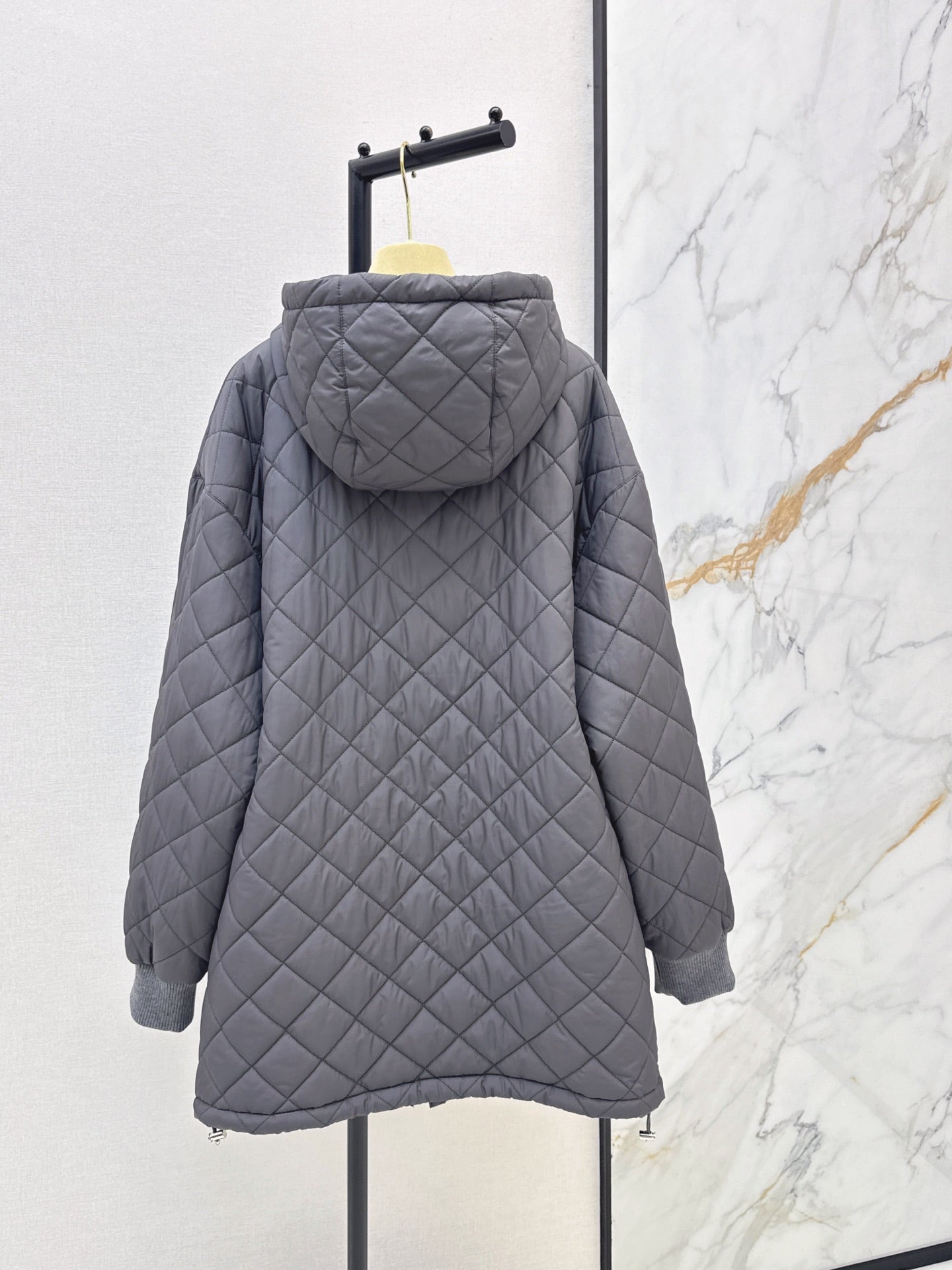 MiuMiu/26 Latest Hooded Mid-Length Oversized Cotton Jacket