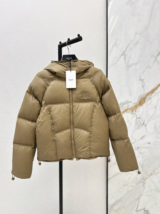 Celine/26 Fall/Winter Latest Casual Hooded Down Jacket