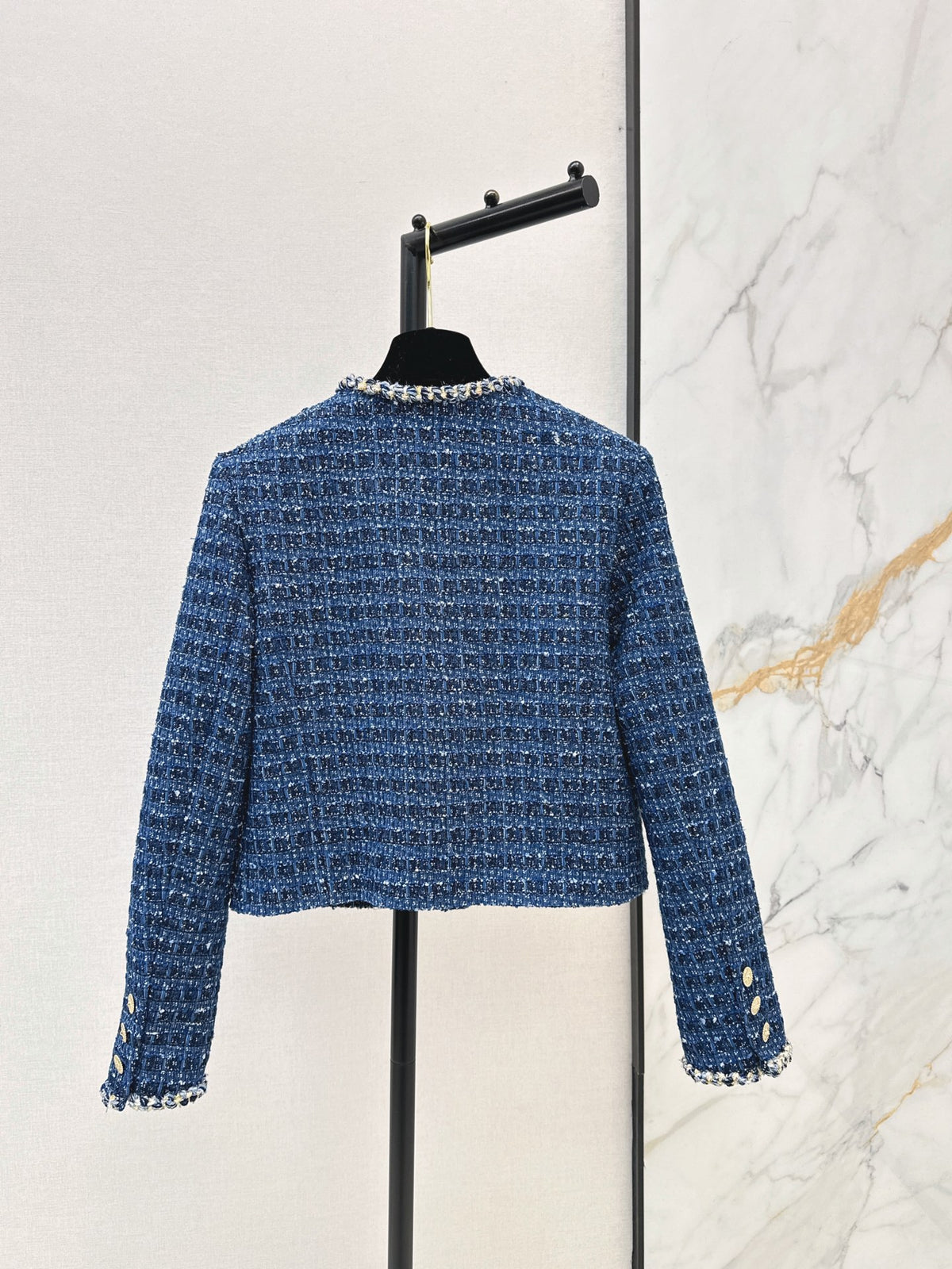 26 Fall/Winter Latest Little Chanel-Style Woven Tweed Coat
