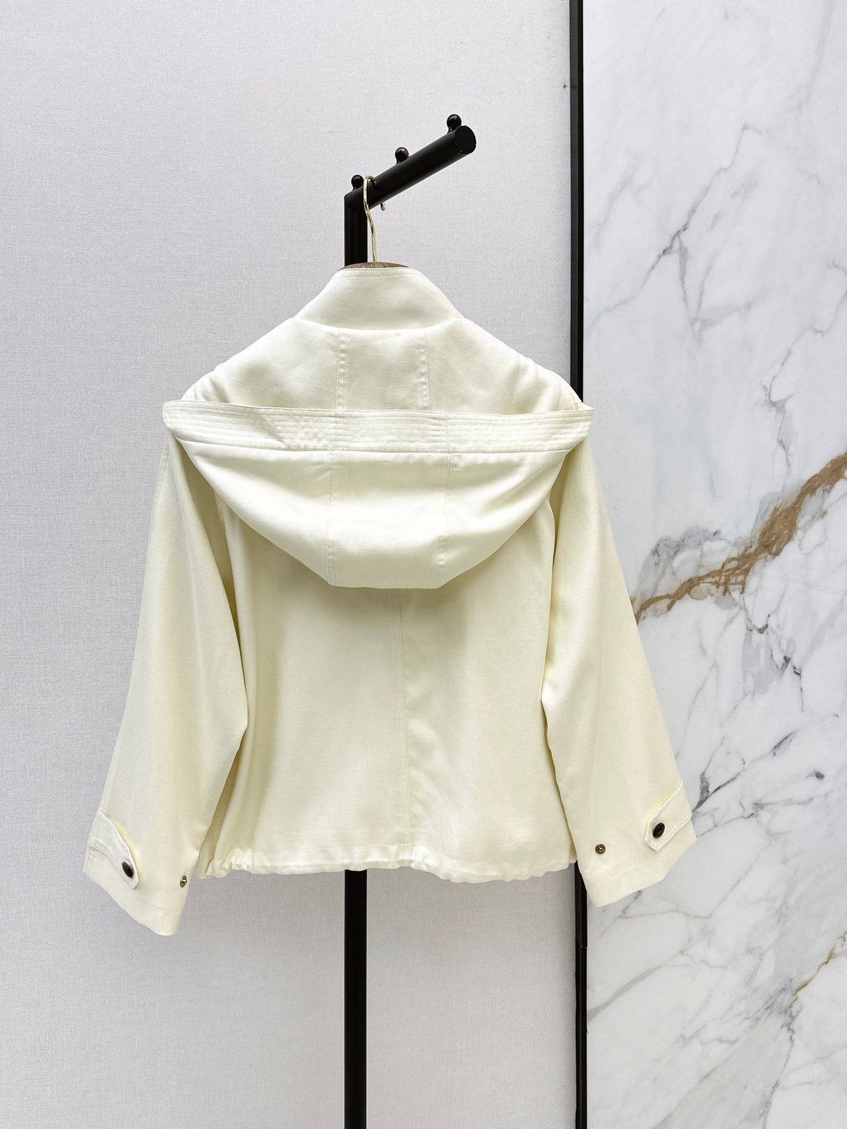 26Latest Autumn/Winter Loose-Fit Hooded Jacket in Soft Beige-Apricot