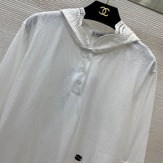 26New Hooded Long-Sleeve Loose-Fit Top