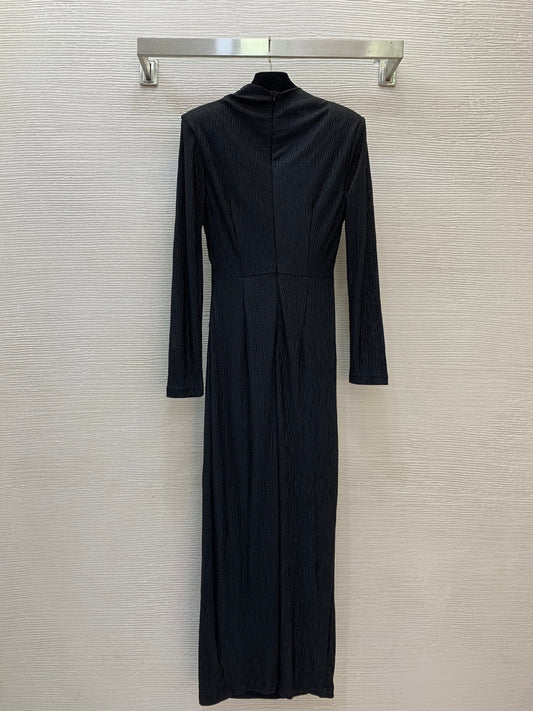 26New Slimming Long-Sleeve Dress