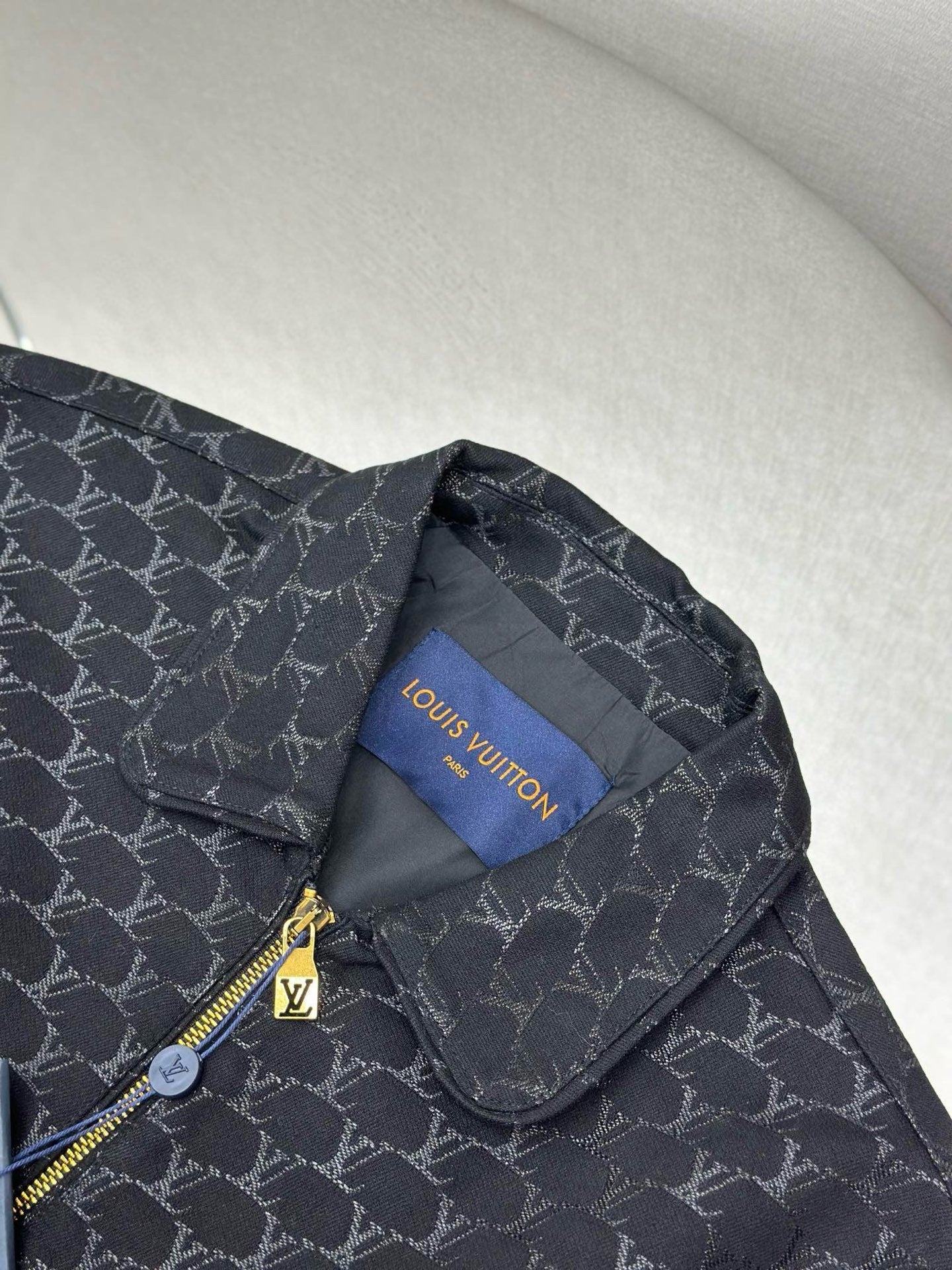 Waisted Jacquard Jacket