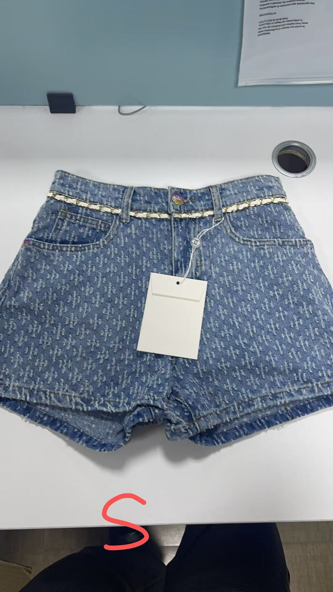 Denim Shorts(size:S)