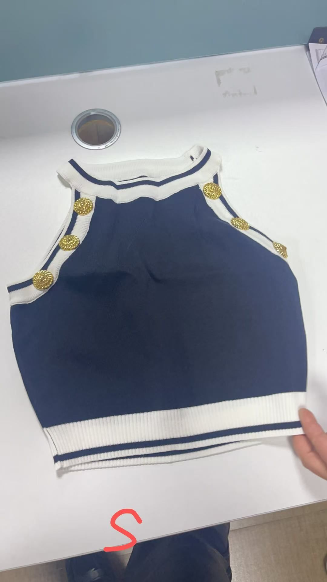 Knit vest(size:S)