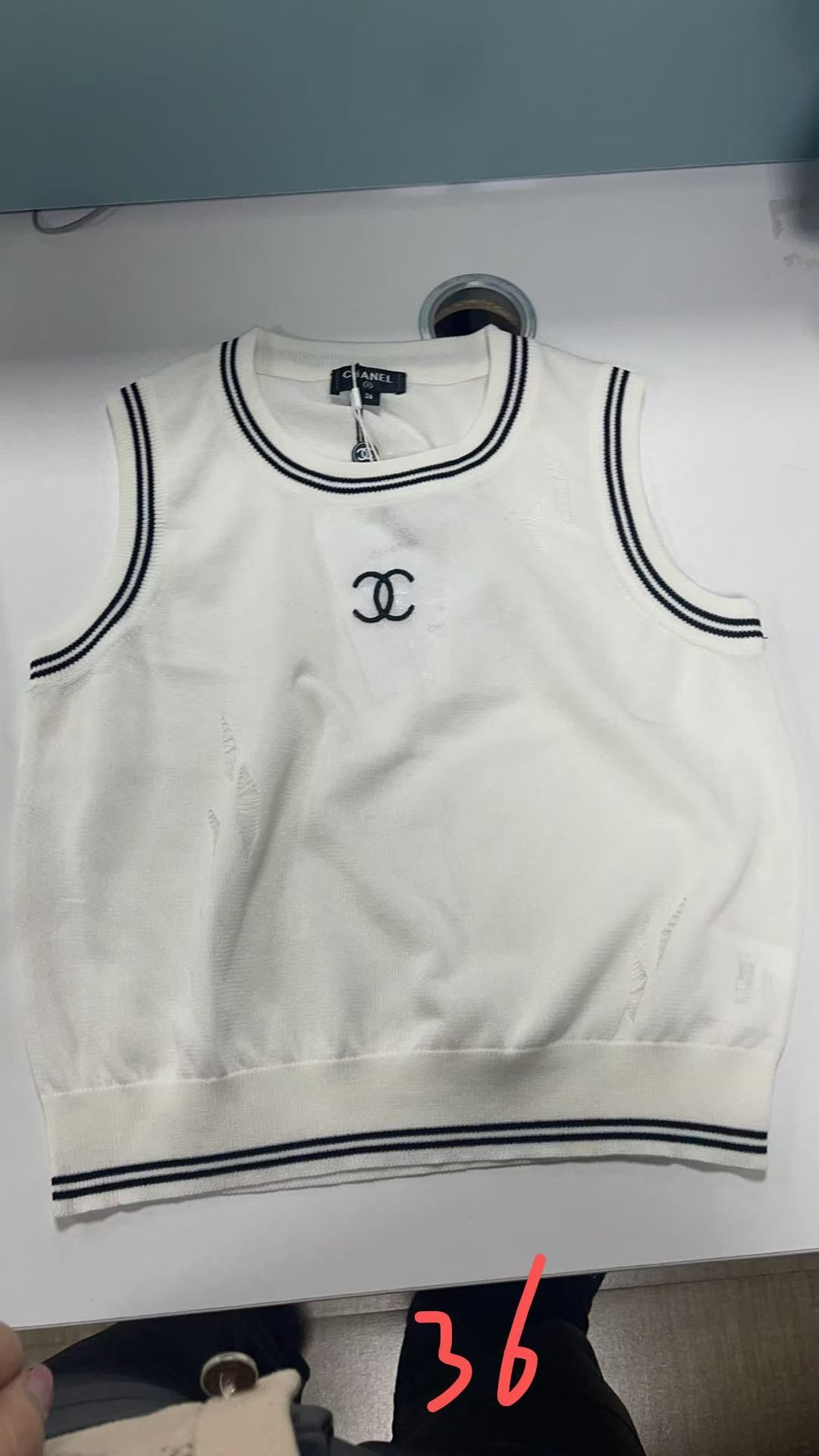 Knit vest(size:36)