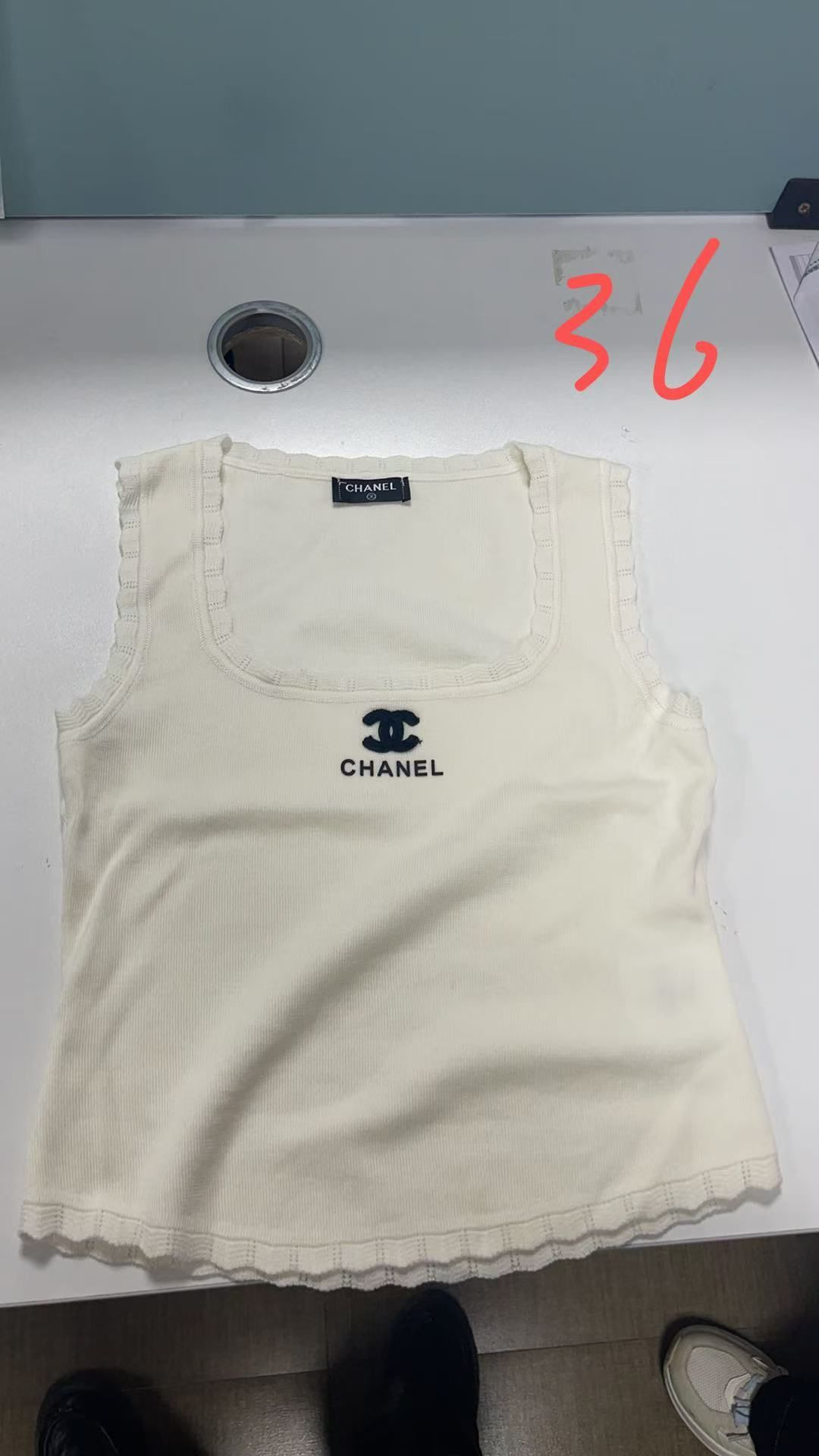 Knit vest(size:36)