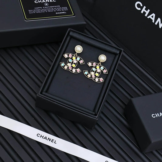 Colorful Star Statement Earrings