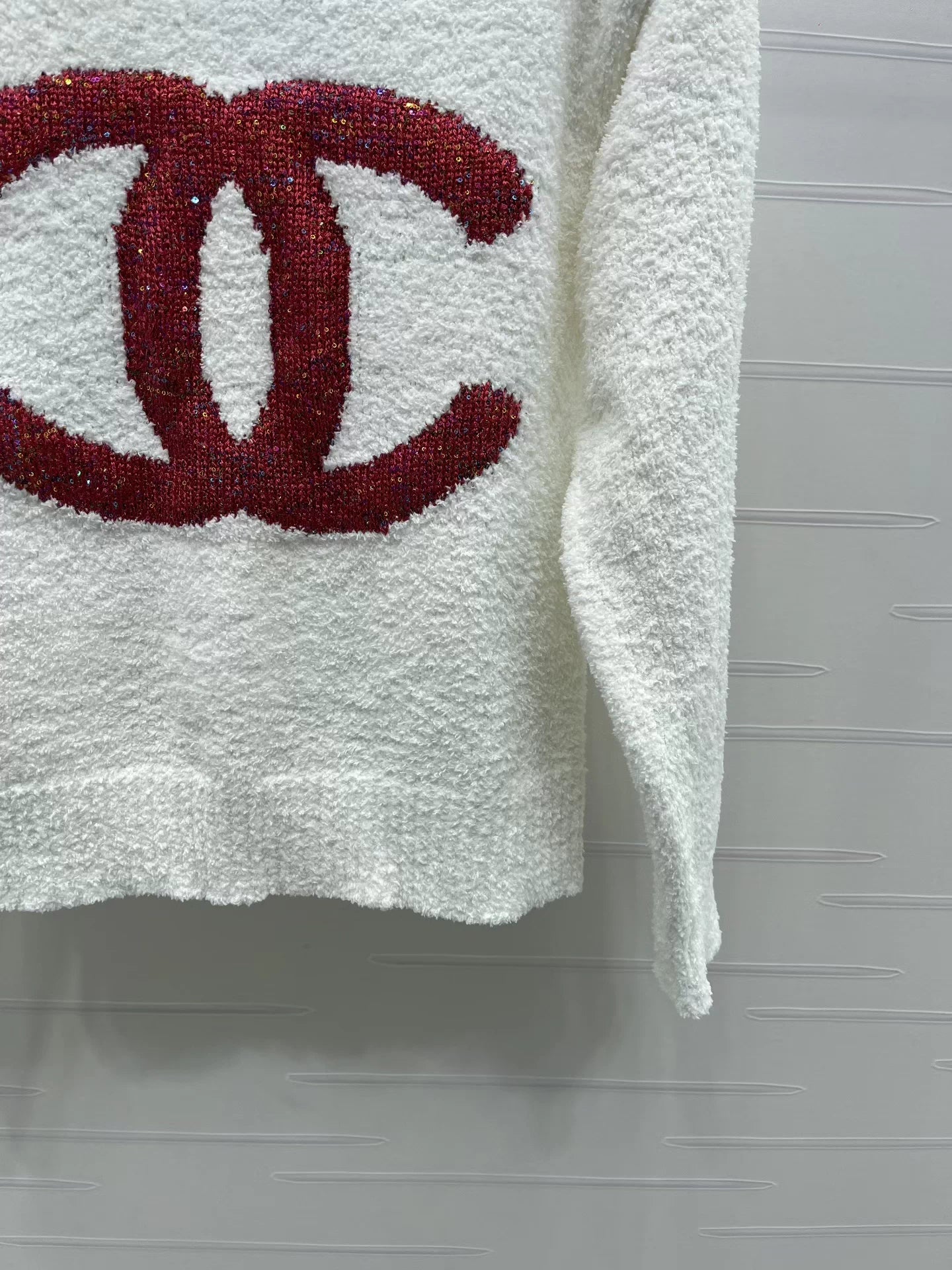 Crew Neck Letter Sweater