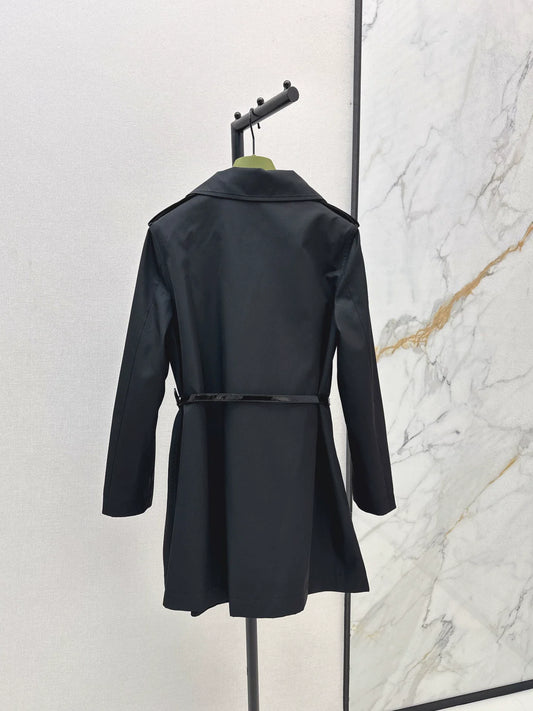 25fw Collar long windbreaker