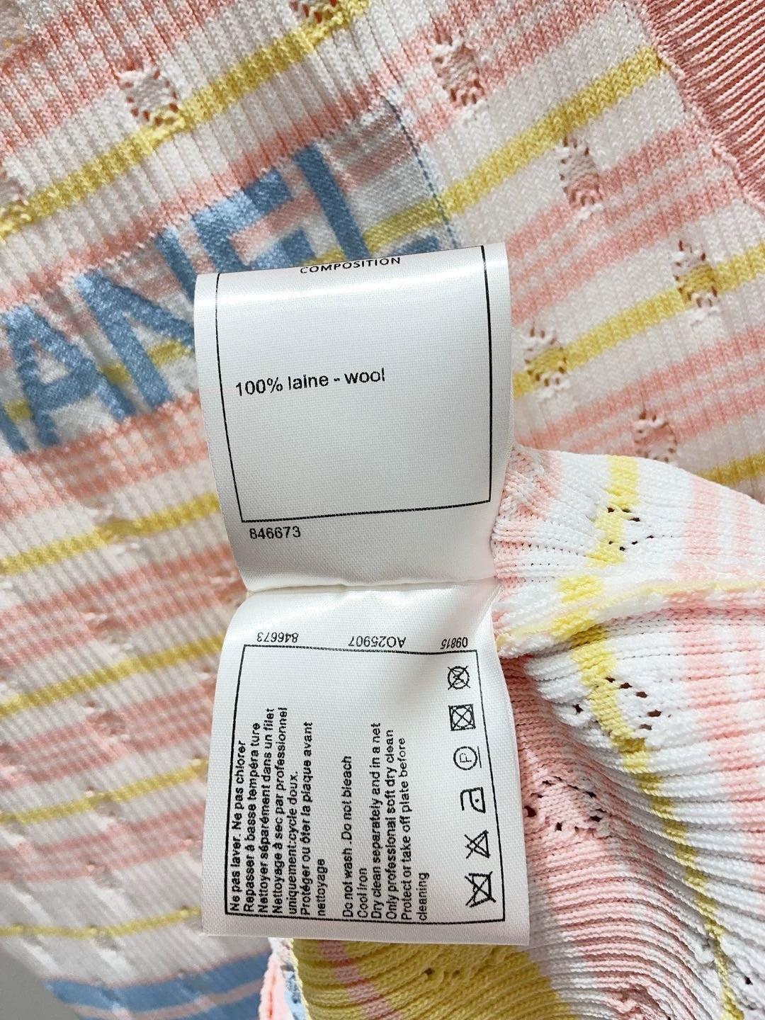 26ss Striped letter vest dress