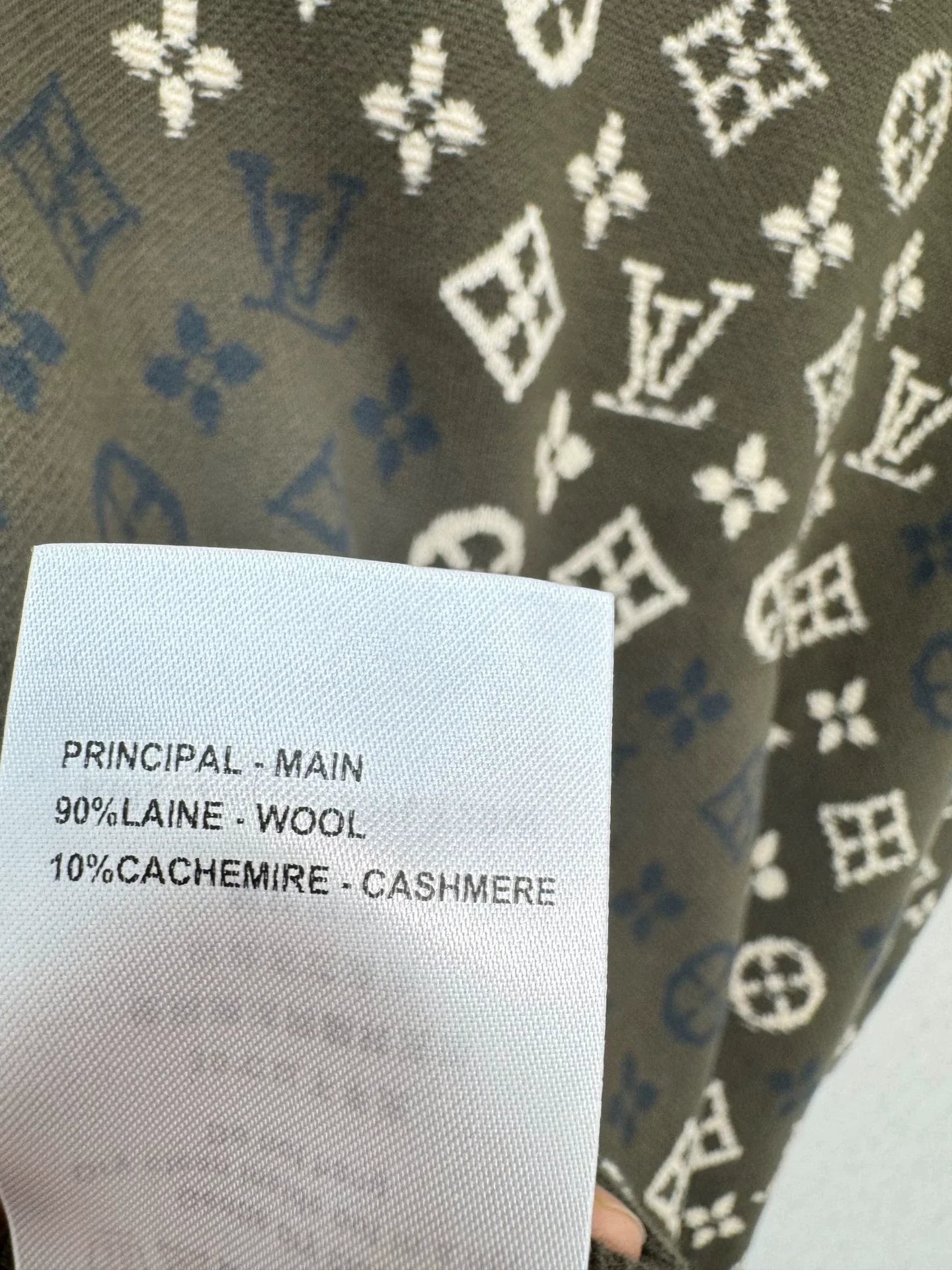 Full printed vintage knitted pullover sweater