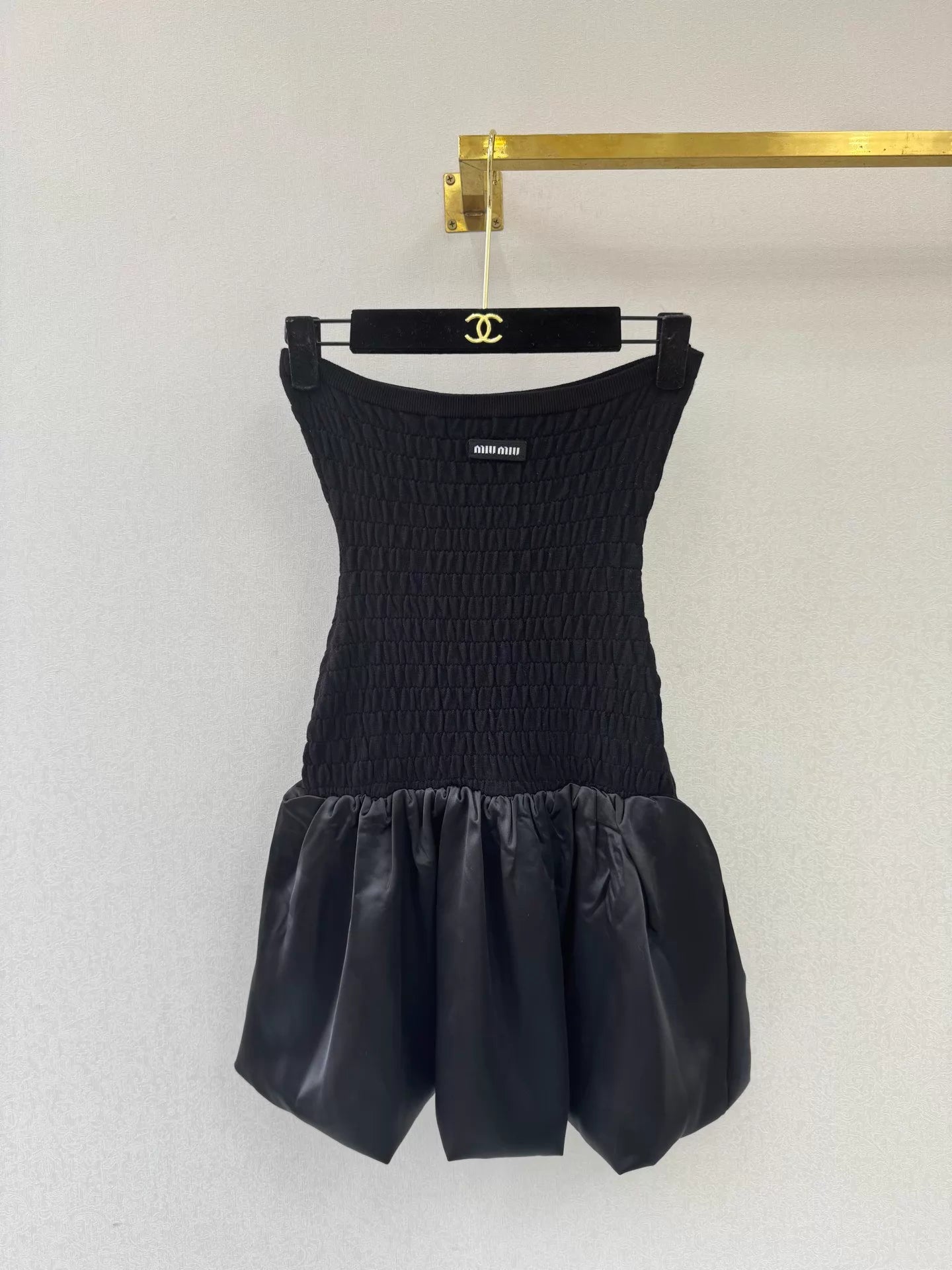 26ss Strapless A-line Dress