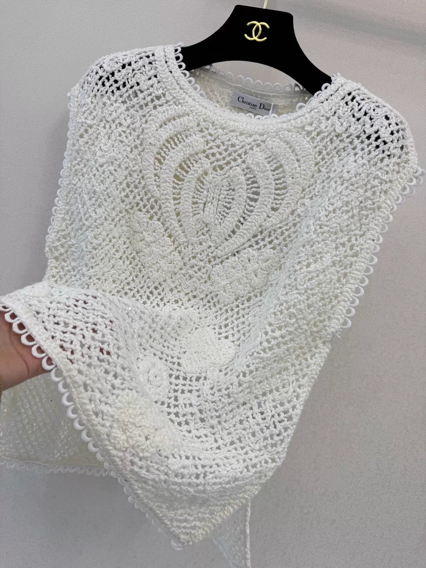 Openwork Knit Vest