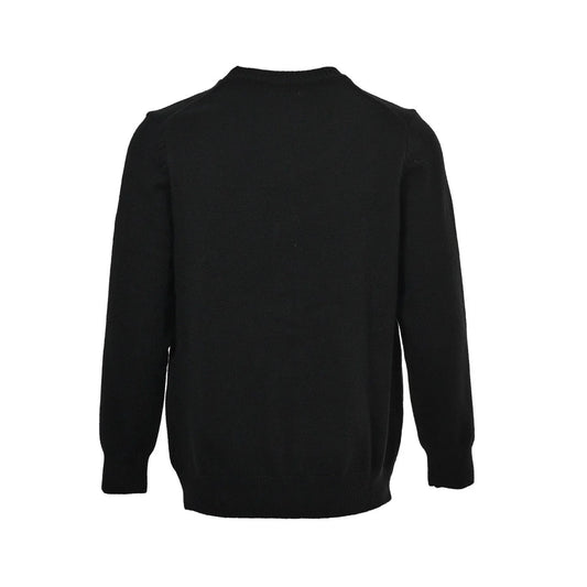 25fw Letter jacquard round neck sweater