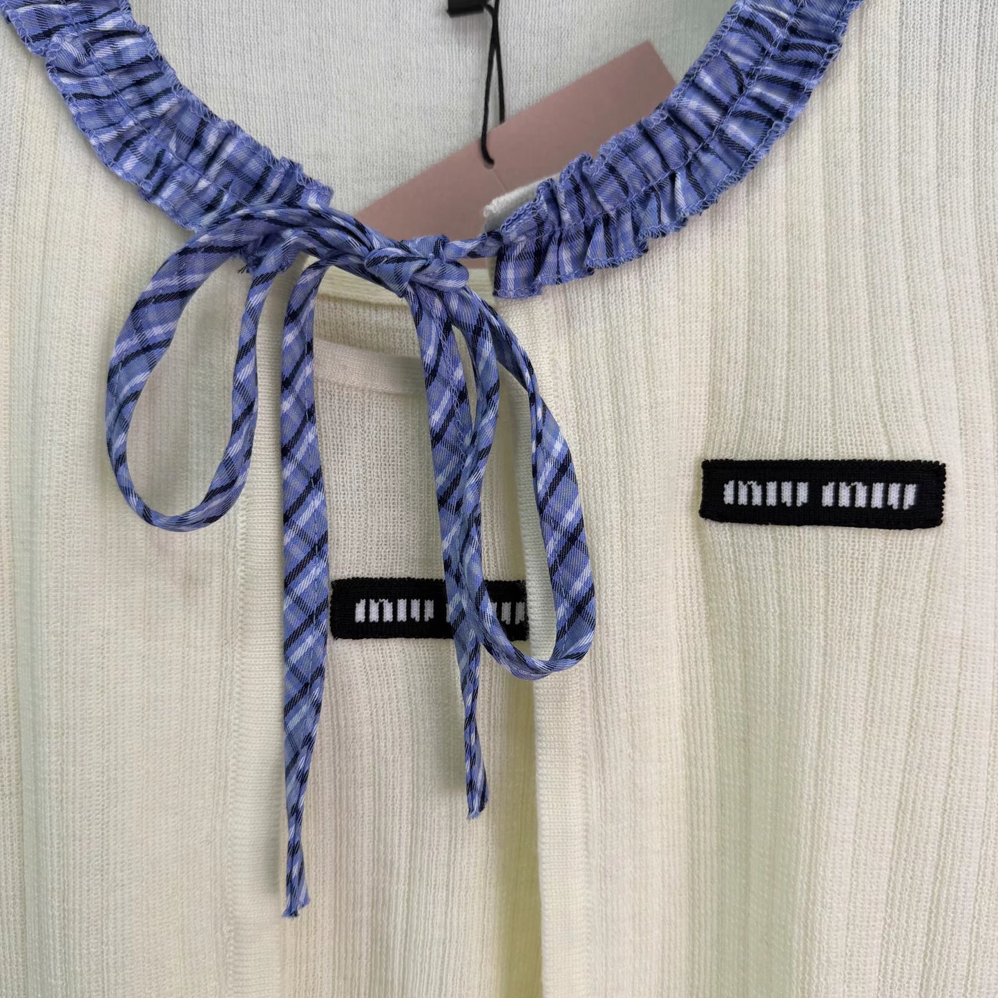 Ruffled Knit Cardigan