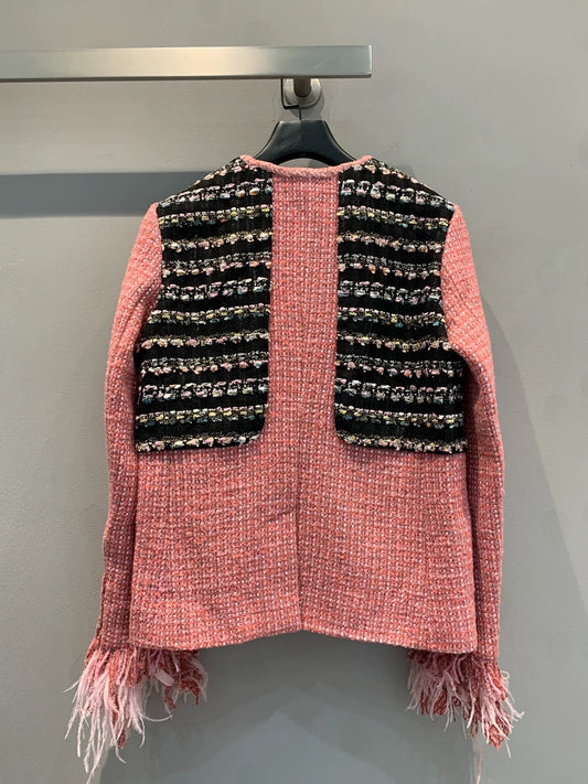 25fw Xiaoxiangfeng pink jacket(Medieval Series)