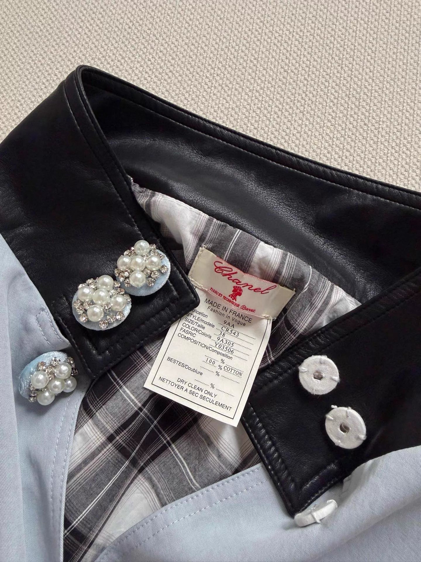 26ss Vintage-style light blue trench coat