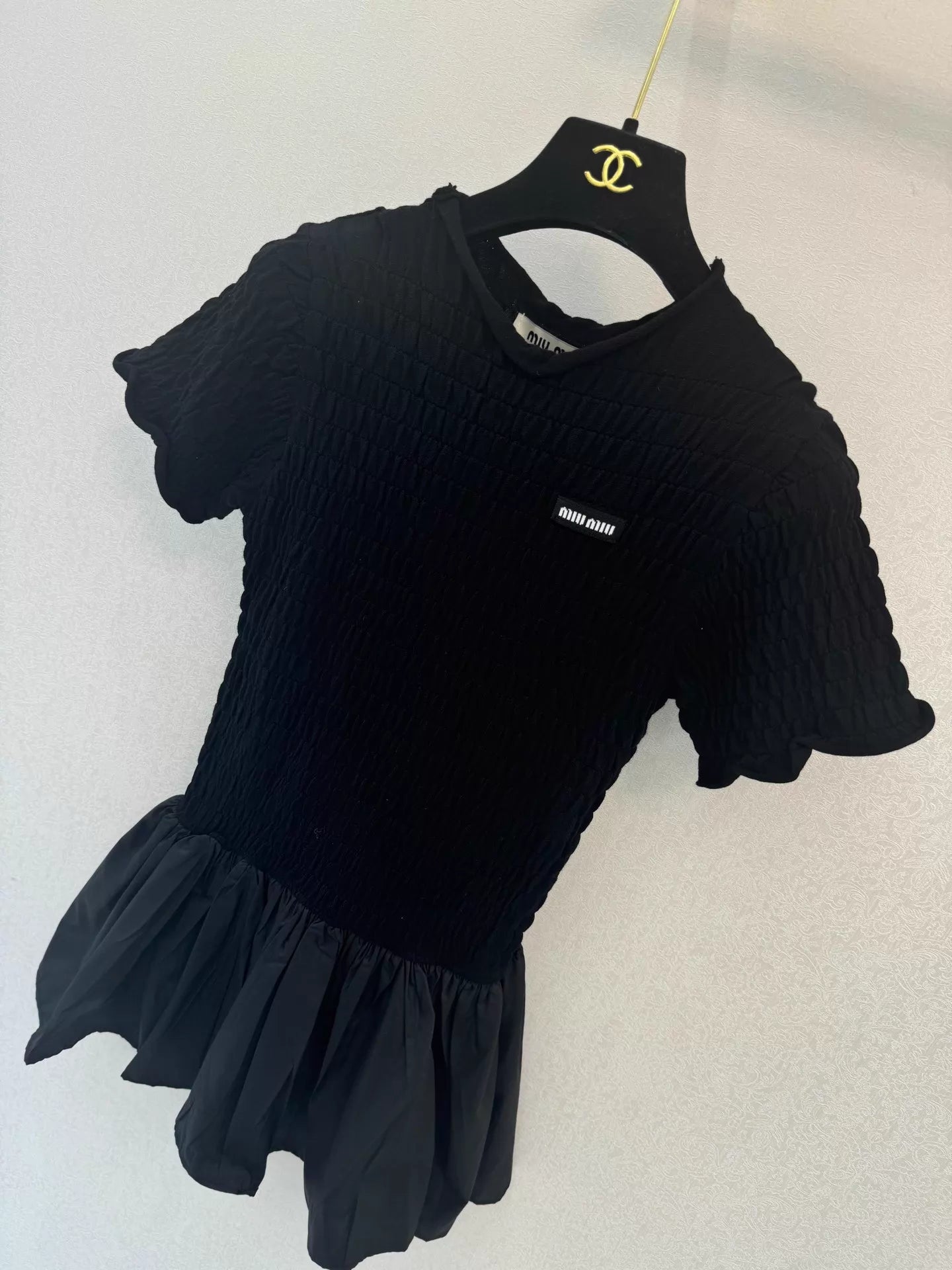 26ss Pleated Knit Dress