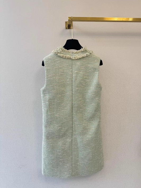 26ss Tweed Vest Dress