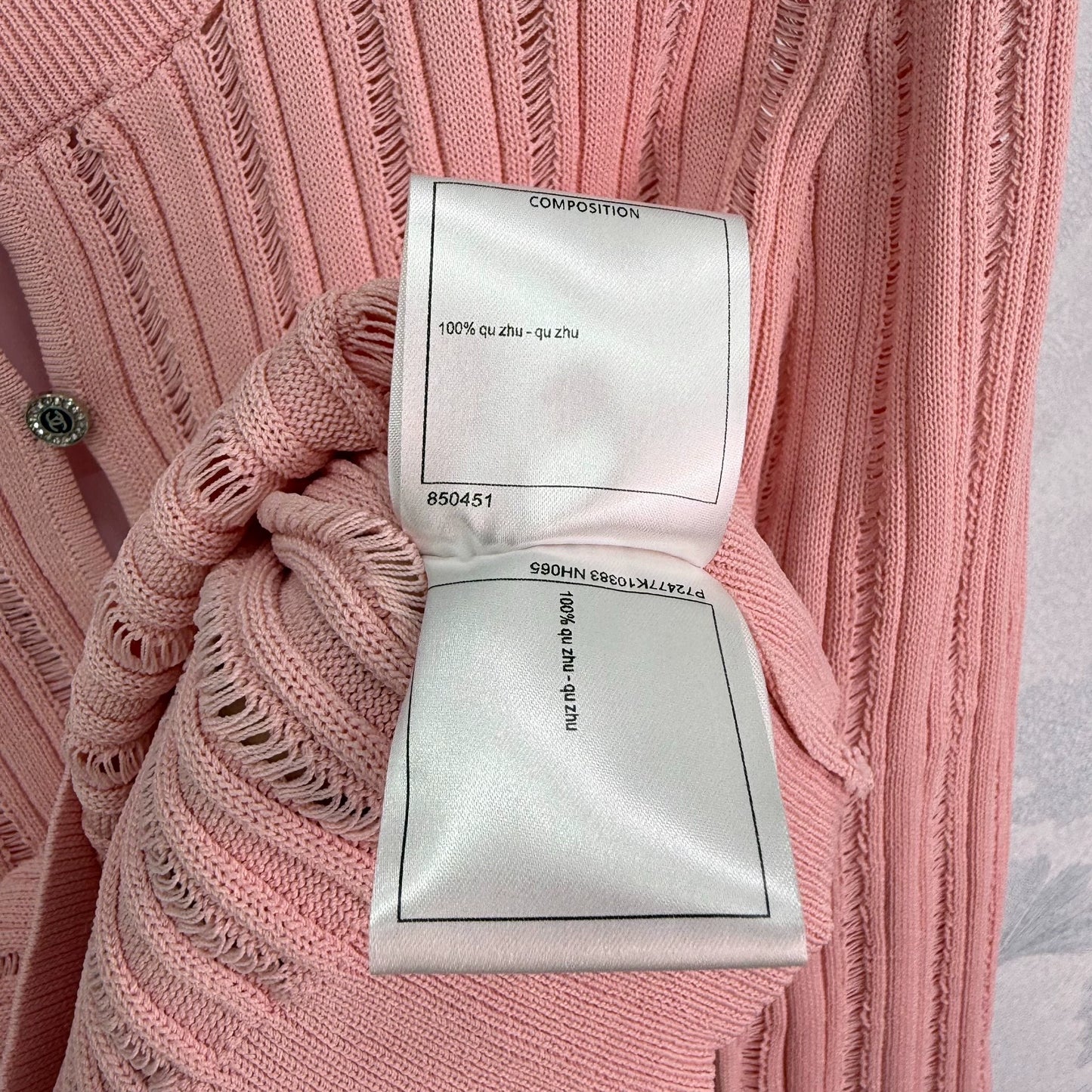 26ss Ribbed Knit Cardigan