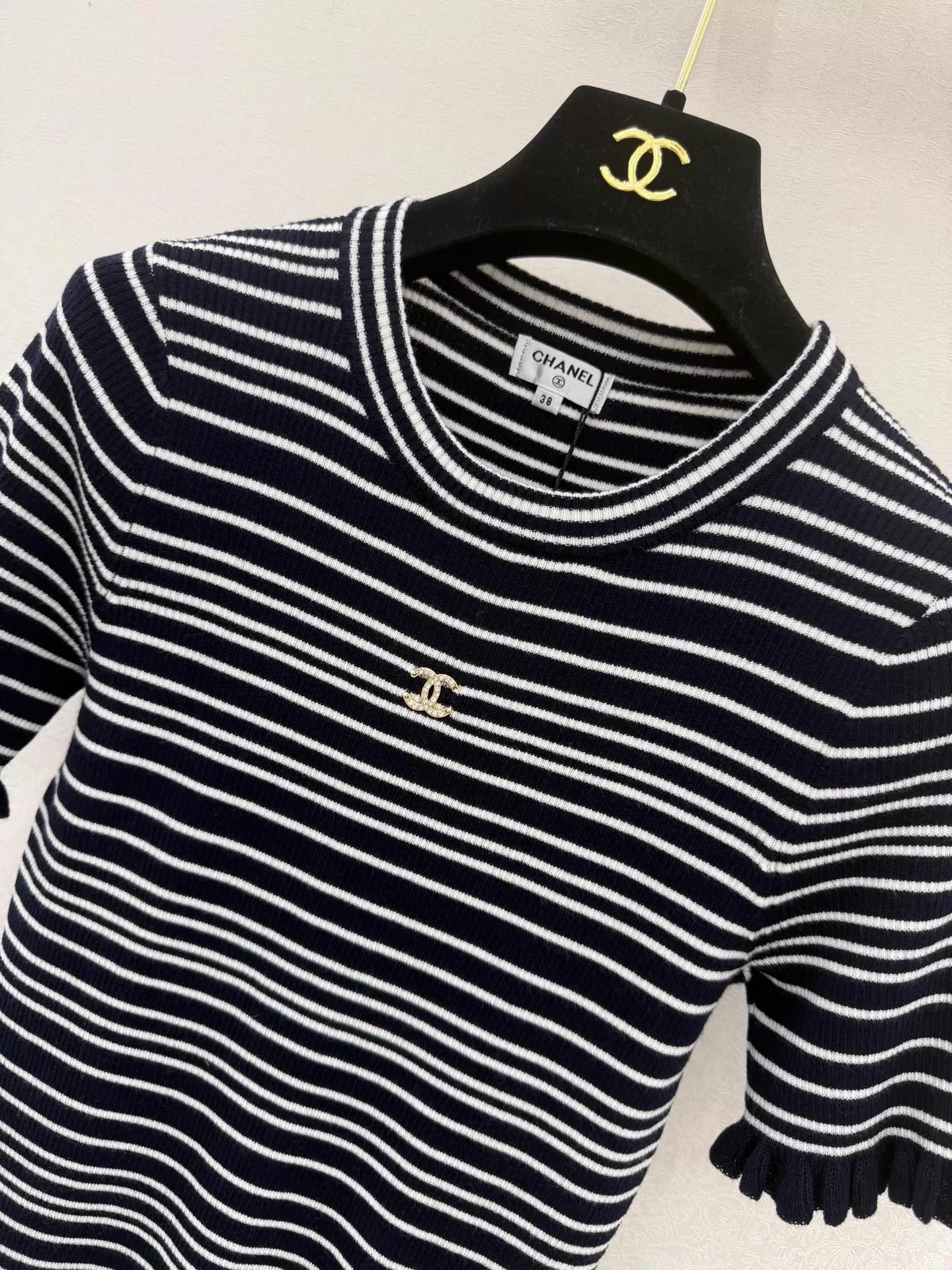 26ss Striped Knit T-Shirt