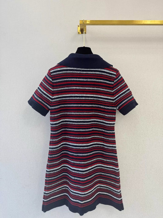 Striped Knit Dress