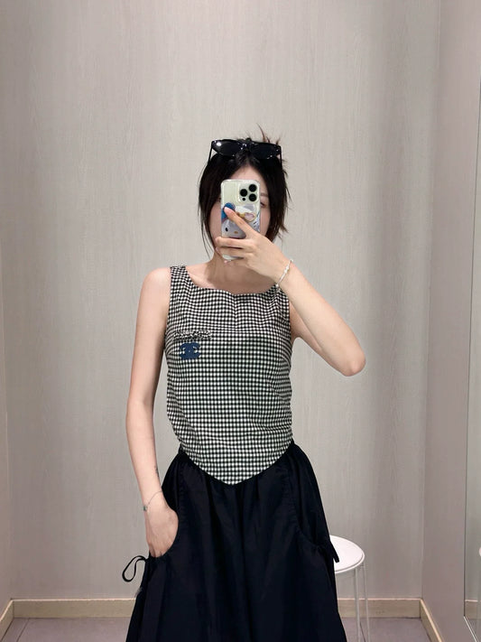 25 New Summer Houndstooth Vest