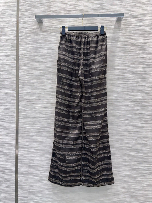 26New Printed Long-Sleeve Shirt and Trousers Set