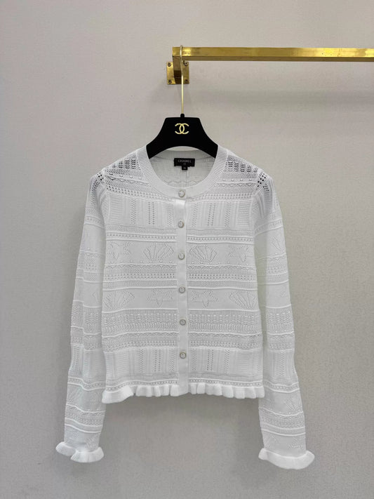 26ss Knitted Cardigan + Skirt Set
