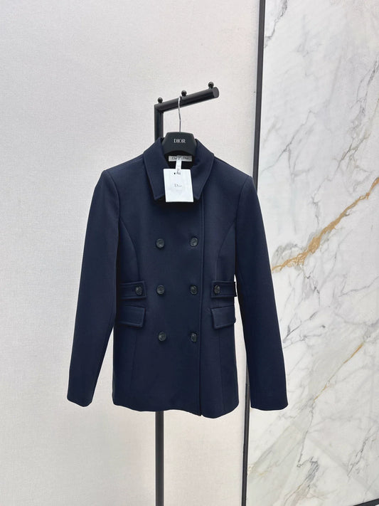 25fw Classic Lapel Double-Breasted Blazer