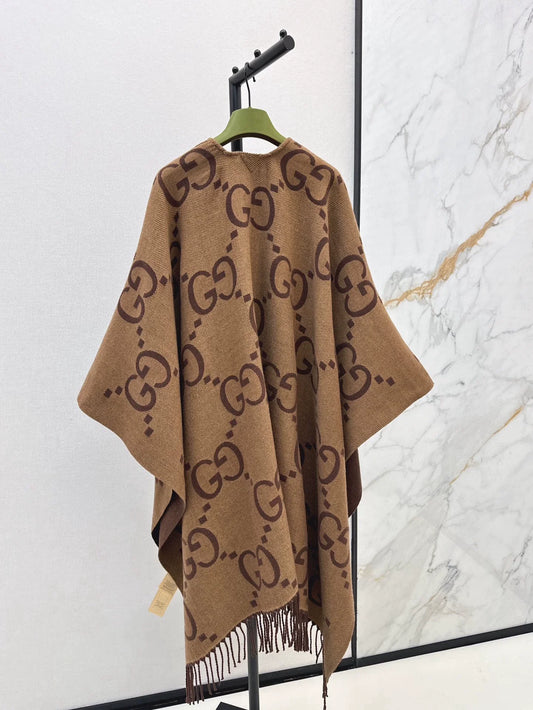 25fw Double sided wearable cape shawl jacket