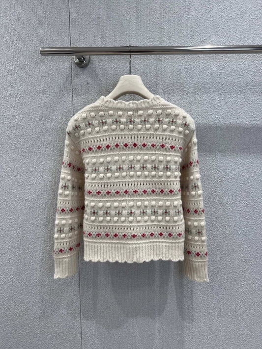Hand-crocheted cardigan